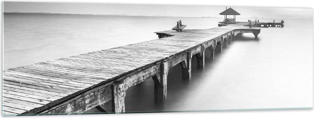 Bilder auf glas - Thailand bucht strand brücke - 160x50cm - Glasbilder - Wandbilder - Kunstdruck - zum Aufhängen bereit - Wanddekoration aus Glas...