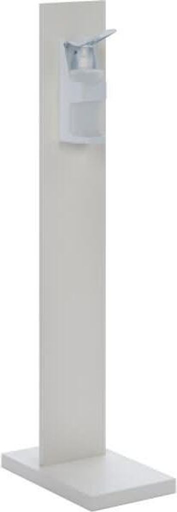 Desinfektionsspender Wood Indoor 2 beschichtetes Holz weiß