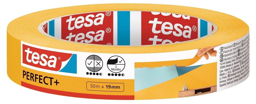 TESA 56536-00000-01, Orange, Maskierung, Glas, Metall, PVC, Produktbild 