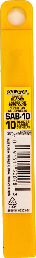 Lames de rechange OLFA SAB-10 Image du produit 