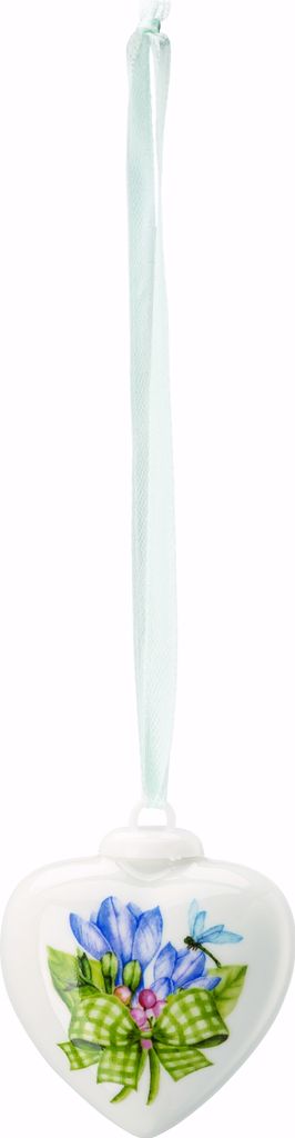Hutschenreuther Porzellan-Mini-Herz Frühlingsgrüsse Iris