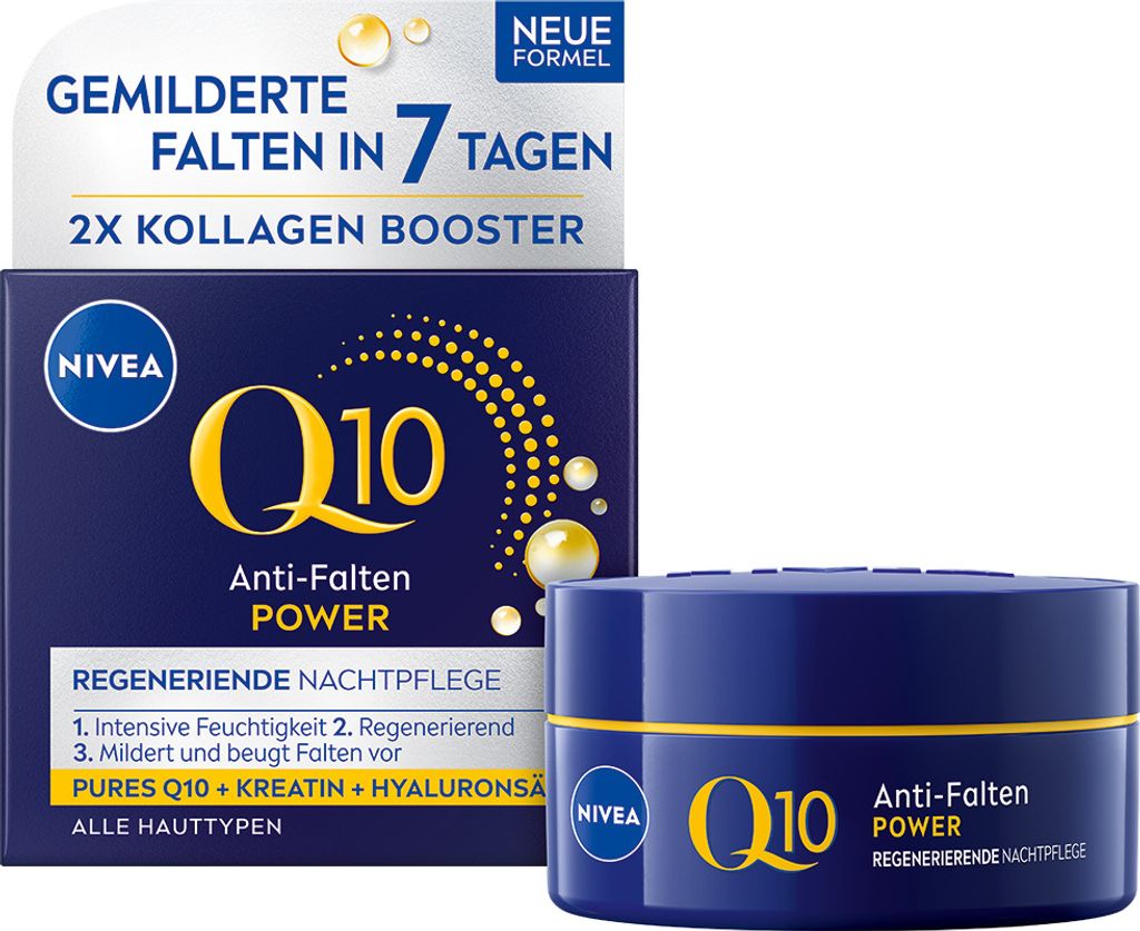 NIVEA Q10 Anti-Falten Power Nachtpflege 50ml