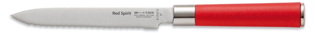F. DICK Red Spirit Allzweckmesser Wellenschliff 13cm Produktbild 