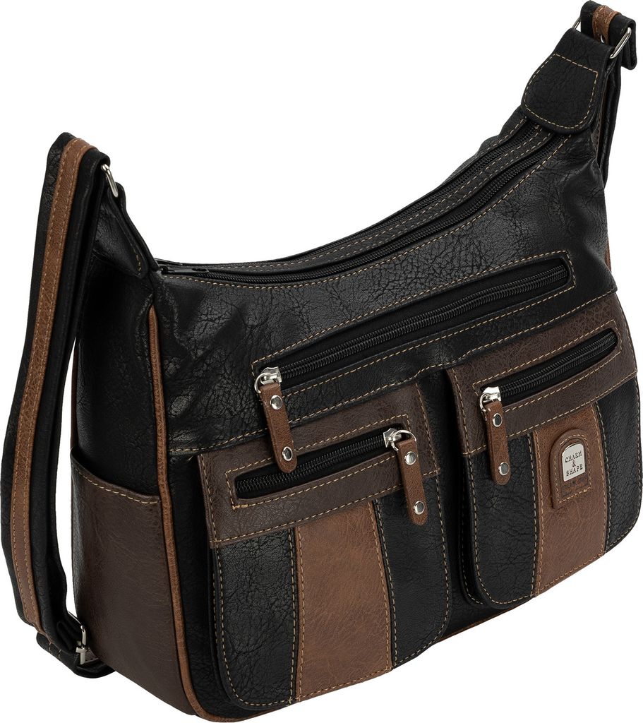 Schultertasche (15161) Damentasche Umhängetasche Leder Produktbild 
