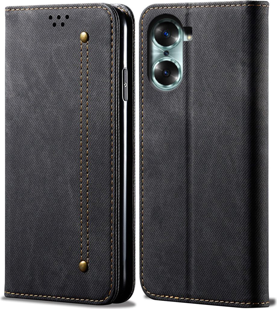 Honor 60 Hülle, Leder Brieftasche Flip Bookstyle Produktbild 