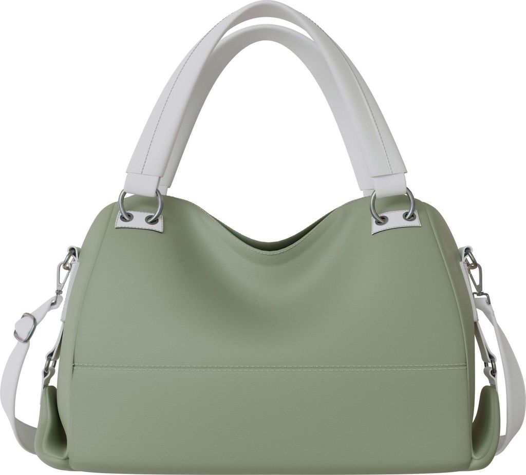 Damen Vegane Shopper Tasche Hobo Bag Umhänge Tasche  30669 Produktbild 