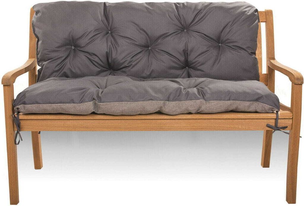 Gartenbankauflage 170x50x50, Bankauflage Dunkelgrau, Produktbild