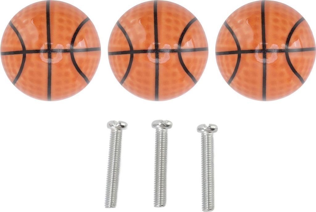 3 Satz Basketball Schrank Küche Haus Knöpfe Ball Typ Single Hole Schublade Keramikgriff