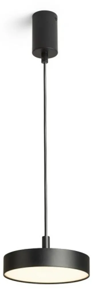 Luminaire Suspendu LED 12W Noir Aretha I Rendl pour Plafond Moderne