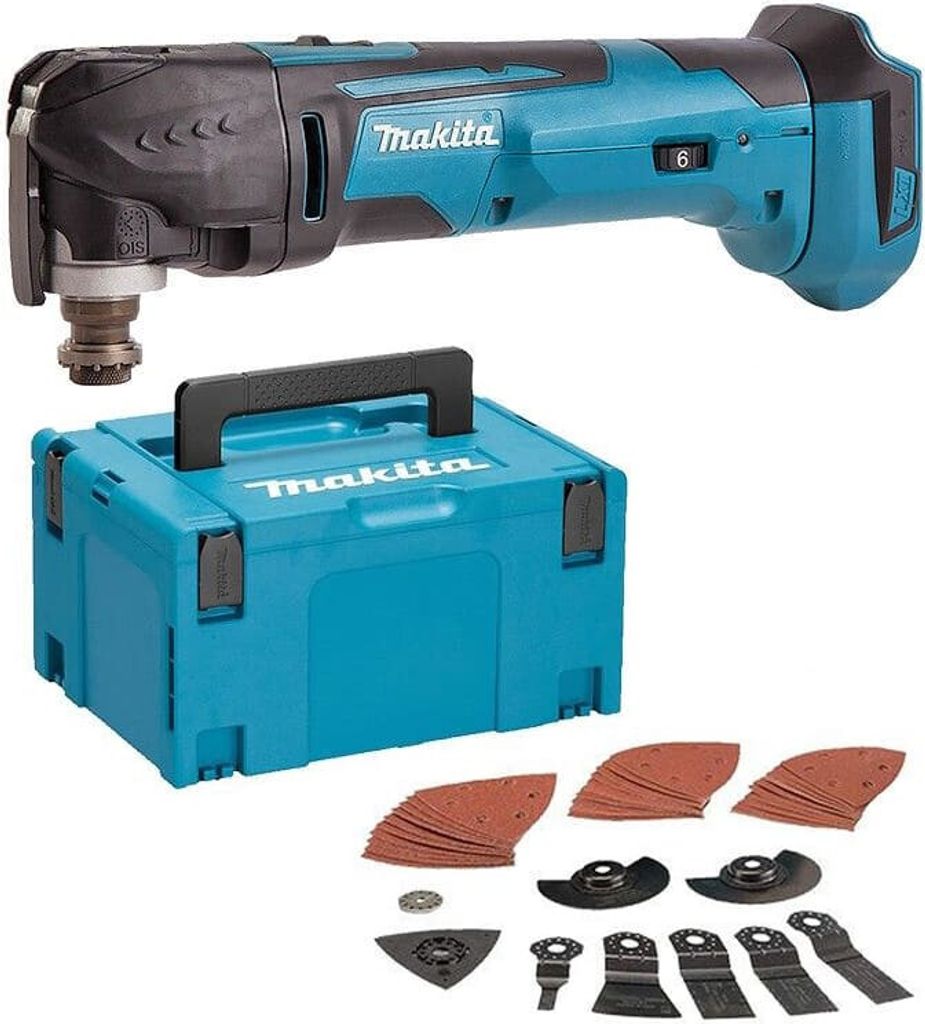 18V LXT Multifunktionswerkzeug (Einzelgerät) mit Zubehör in MAKPAC - MAKITA DTM51ZJX2