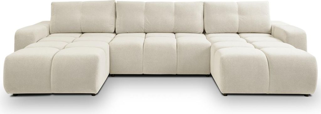 TRURO 2 U-förmiges Schlafsofa – hellbeige