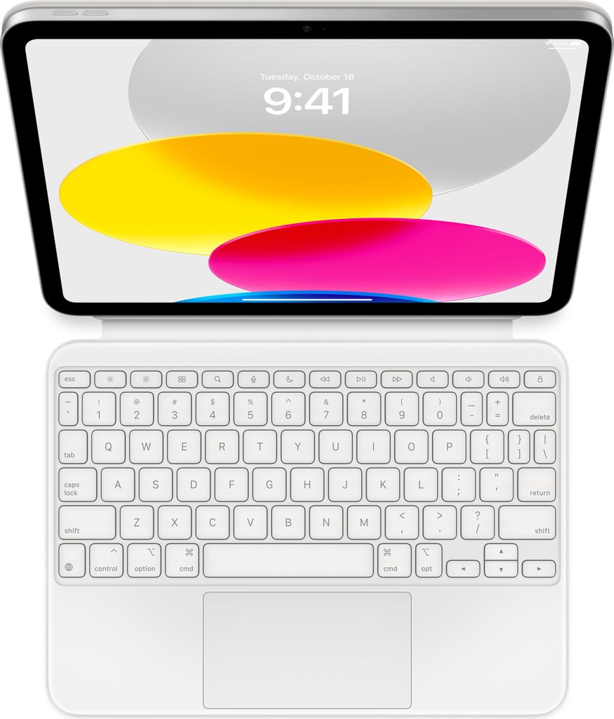 Apple Magic Keyboard fr das Apple iPad 11 (2025) 11 Zoll A16 / iPad 10 (2022) 10,9 Zoll QWERTY / US Schwarz