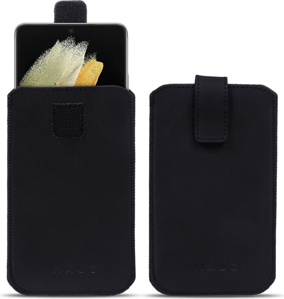 Schutzhülle kompatibel für Samsung Galaxy S21 Ultra Leder Hülle Tasche Pull Tab