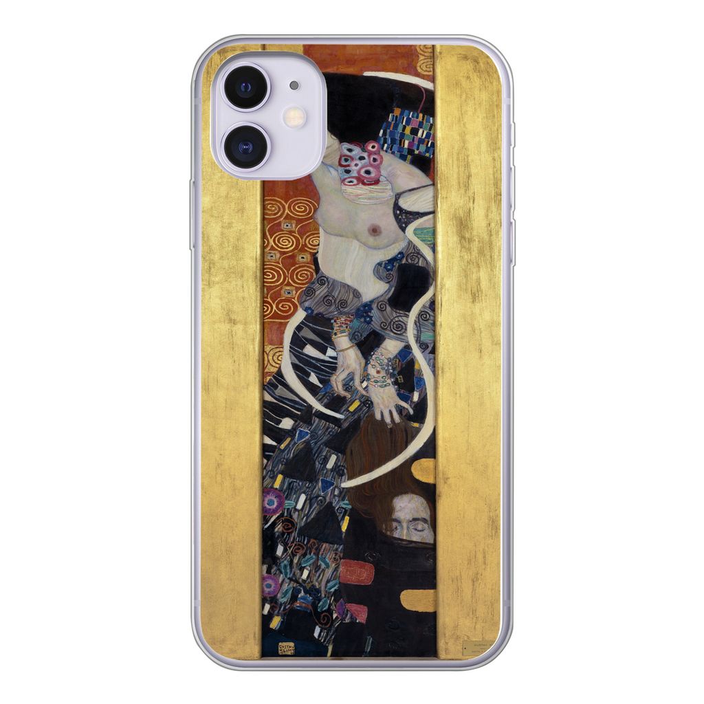 MuchoWow Handyhülle Schutzhülle Hülle für iPhone 11 Judith II Salomè - Gustav Klimt Silikon Softcase Handy Hülle - Handytasche
