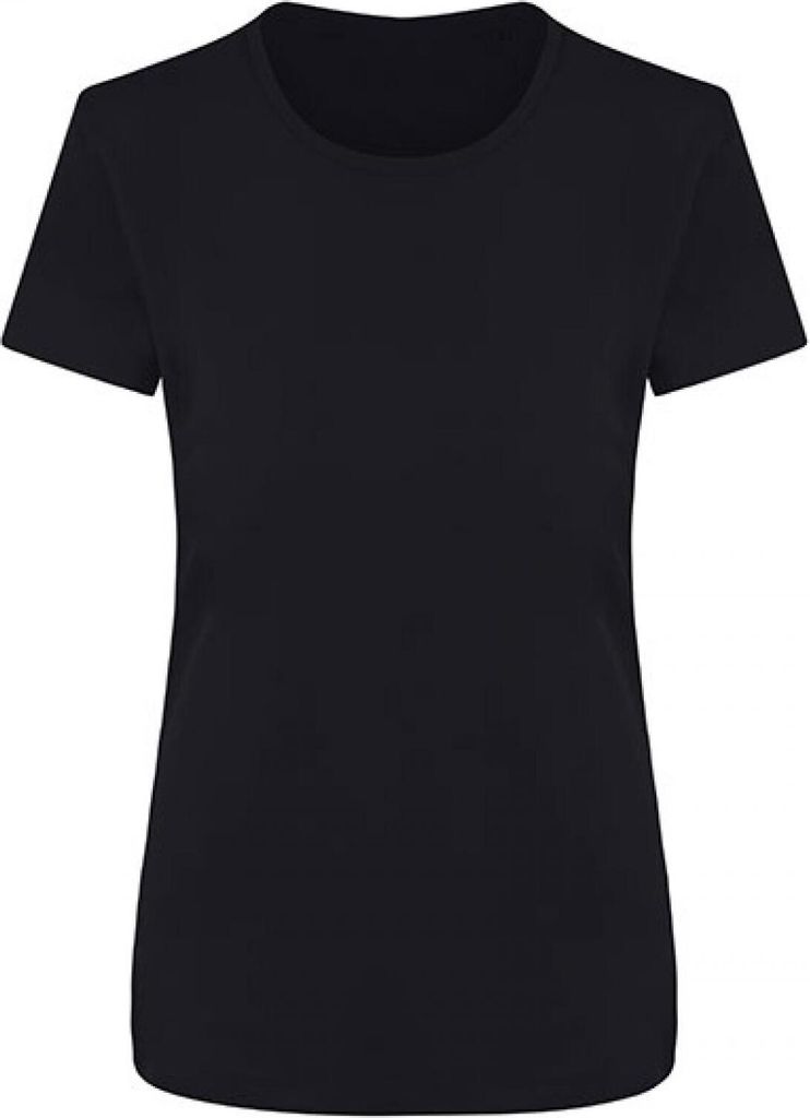 Ecologie EA004F | Damen Shirt Ambaro Recycled Ladies Sports Tee - Farbe: Jet Black - Größe: S