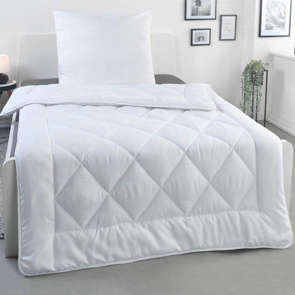 2 oder 4 teilige 2x Bettdecke 135x200, 2x Kopfkissen 80x80 Produktbild 