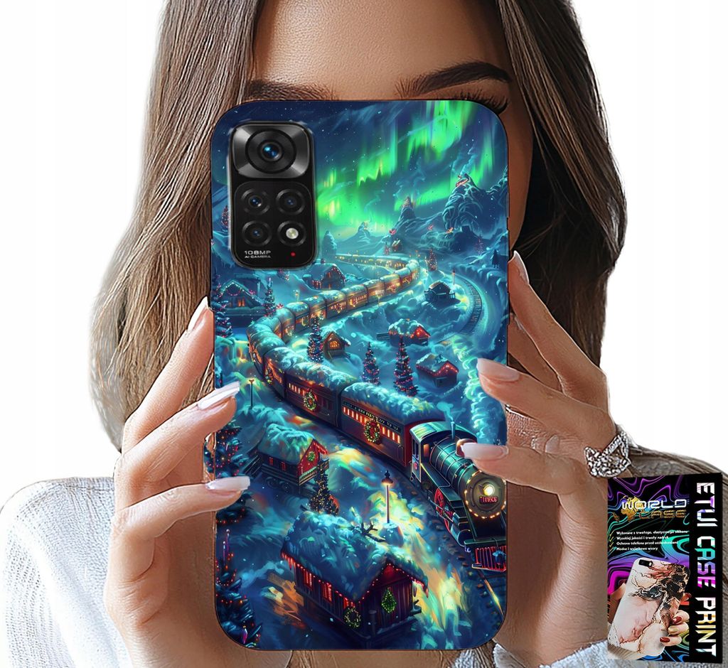 Hülle Für Xiaomi Note 11 Pro - Zug, Weihnachtsexpress-Designs + Glas