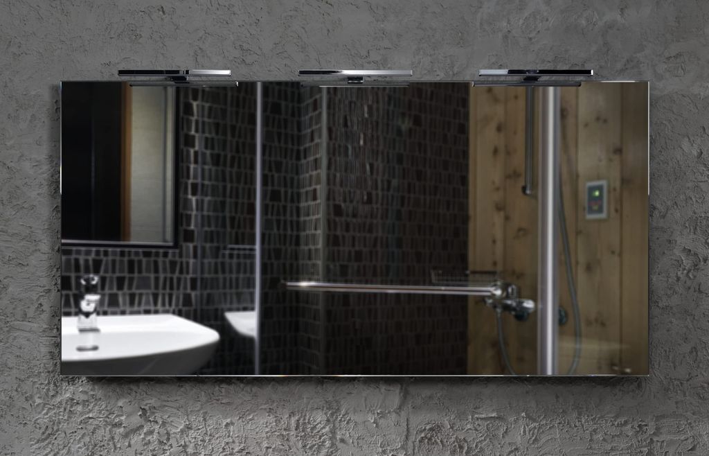 Joana Led Leuchtspiegel Beleuchteter Badspiegel Mit Steilfacette in 5mm Stärke - 3 Lampen - 140 x 70 cm