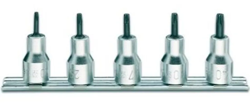Jeu de clés à douille Beta 920RTX/SB5 avec 5 douilles Torx profilées