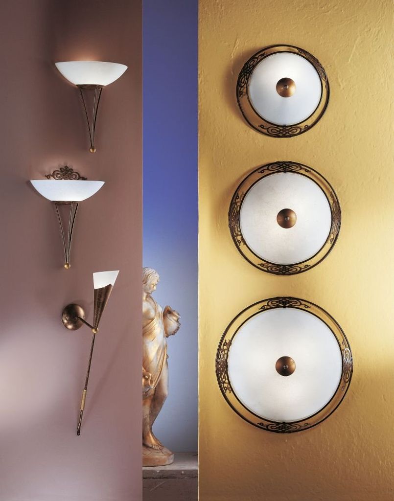 Lampada Da Soffitto LED Eglo – Paralume In Vetro Alabastro 30 Cm, Luce Calda 3000K, Per Camere E Corridoi