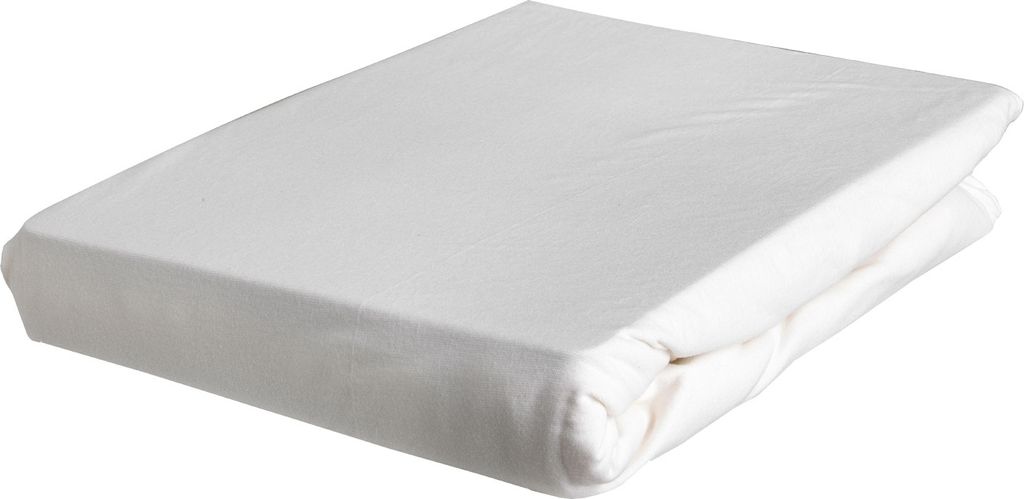 Boxspring-Spannbettlaken - Perlmuttfarben - Elastic-Jersey - 90 x 200 cm