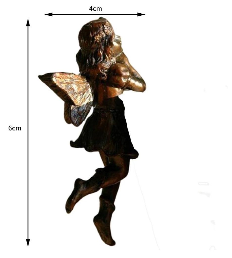 Angel Girl Cup Hanging Resin Decoration Fairy Mix Flower Basket Edge Decoration Garden Design Plant Pot Hug Ornament