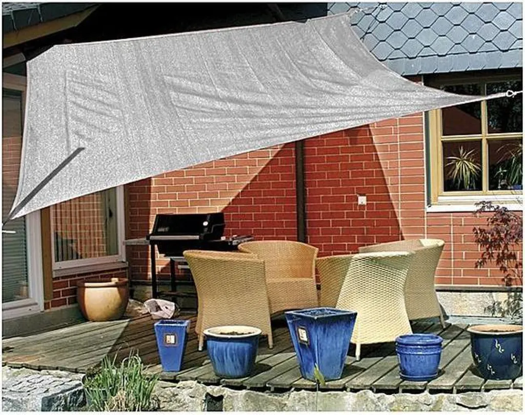 Vela Solare Professionale EDUPLAY 160073 | 3x3m Bianca Alta Resa