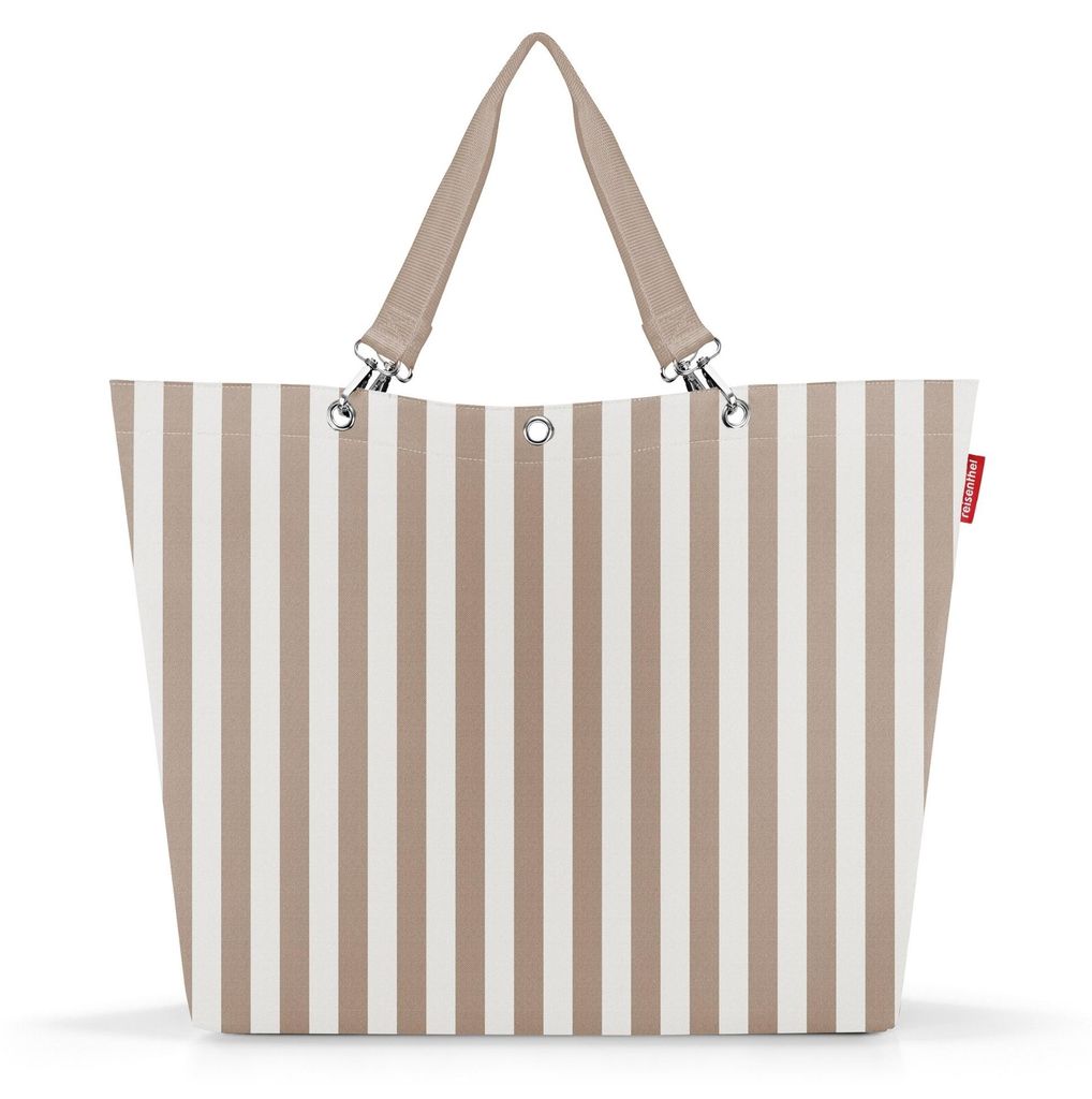 reisenthel Shopper Summerstripes Coffee taupe Produktbild 
