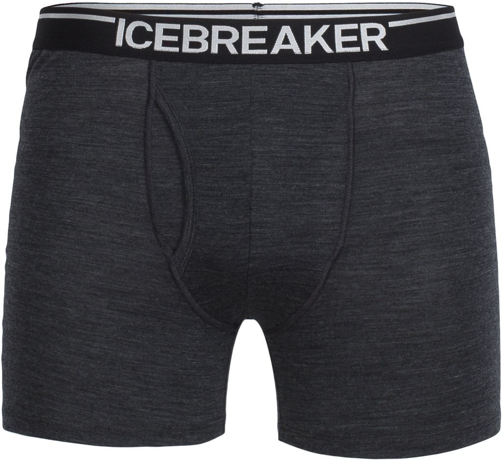Icebreaker Anatomica With Fly Merino Boxershorts Grau S Mann Grau S