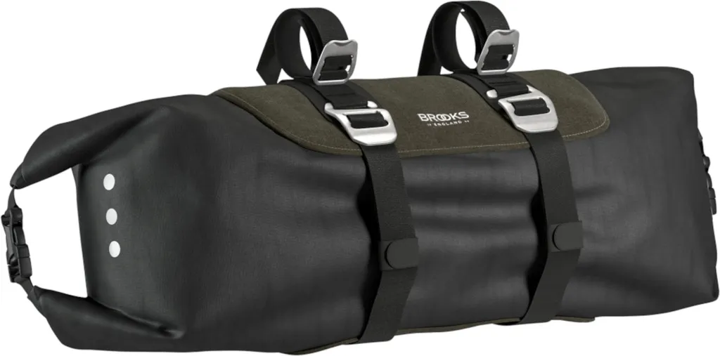 Brooks Scape Handlebar Roll Mud Green BHB03PLA00401 Sacoche Guidon 12L
