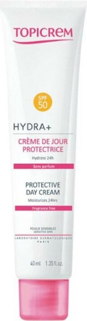 Topicrem Crème Face Care Hydra+ schützende Tagescreme Produktbild 