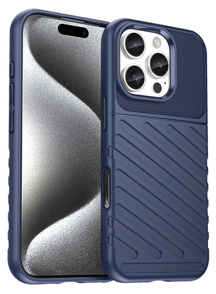 Handyhülle für Apple iPhone 16 Pro Max Hülle Thunder Case TPU rutschfeste Schutzhülle