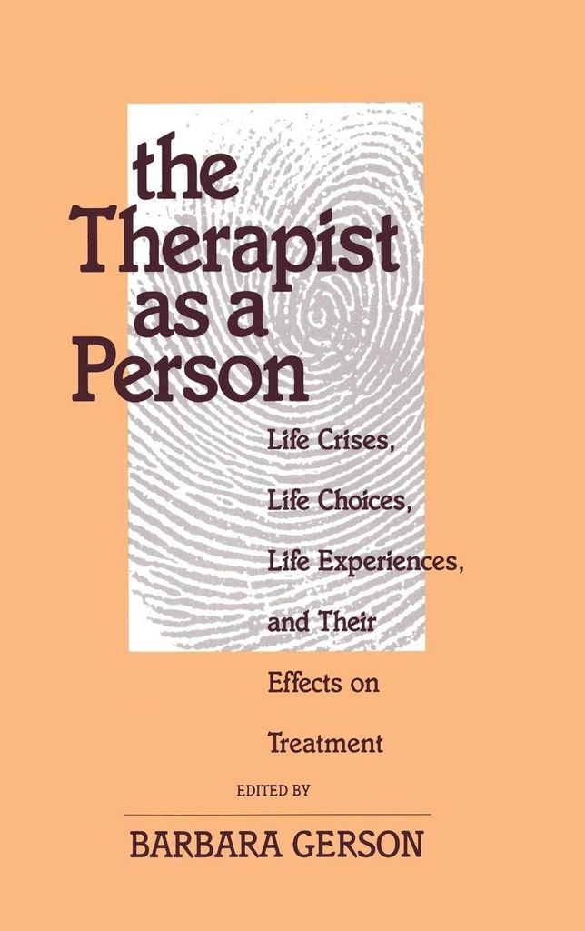 The Therapist as a Person