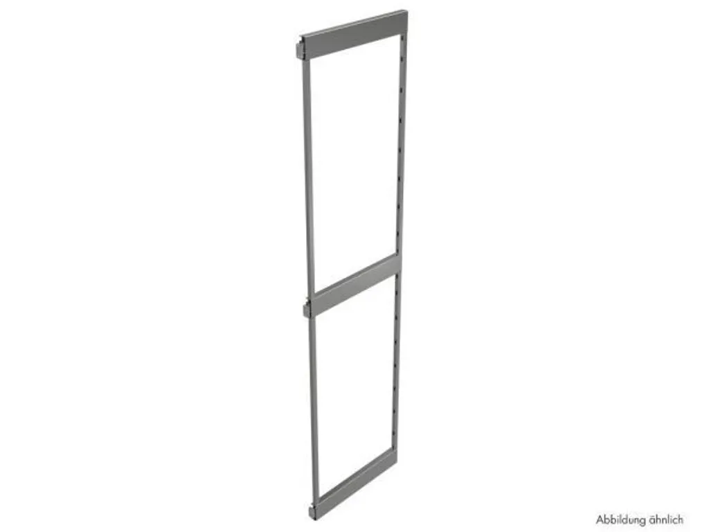 Aménagement de placard coulissant anthracite pour 4 paniers repas