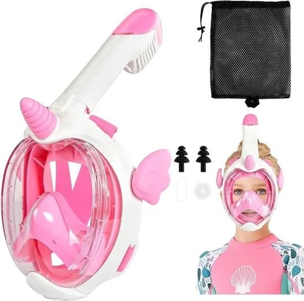 Ensemble de Plongée Enfant : Masque Anti-fuite et Tuba Sec Haute Qualité