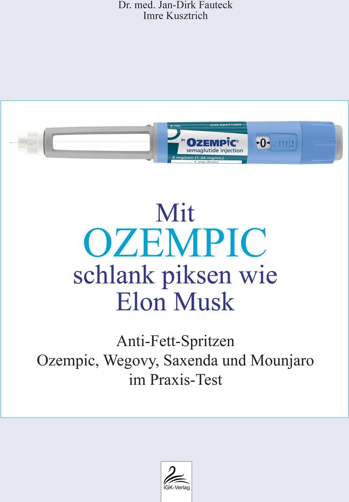 A marketing image for Ozempic, featuring the product and promotional text.