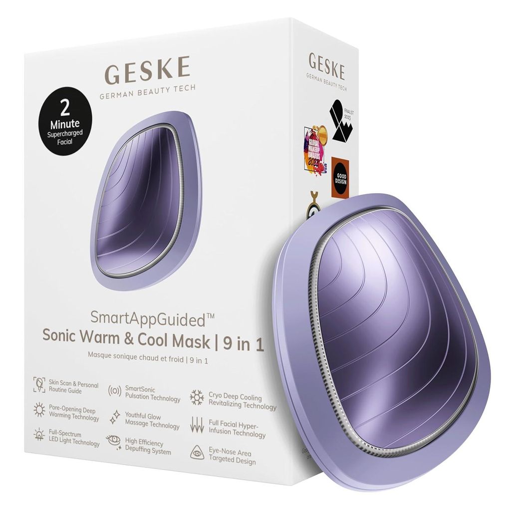 9 in 1 Beauty LED-Gesichtsmaske Voll-LED-Spektrum und Rotlichttherapie Wärme Kühlung Erhöhte Gesichtspflege-Aufnahme Gesichtsmassagegerät
