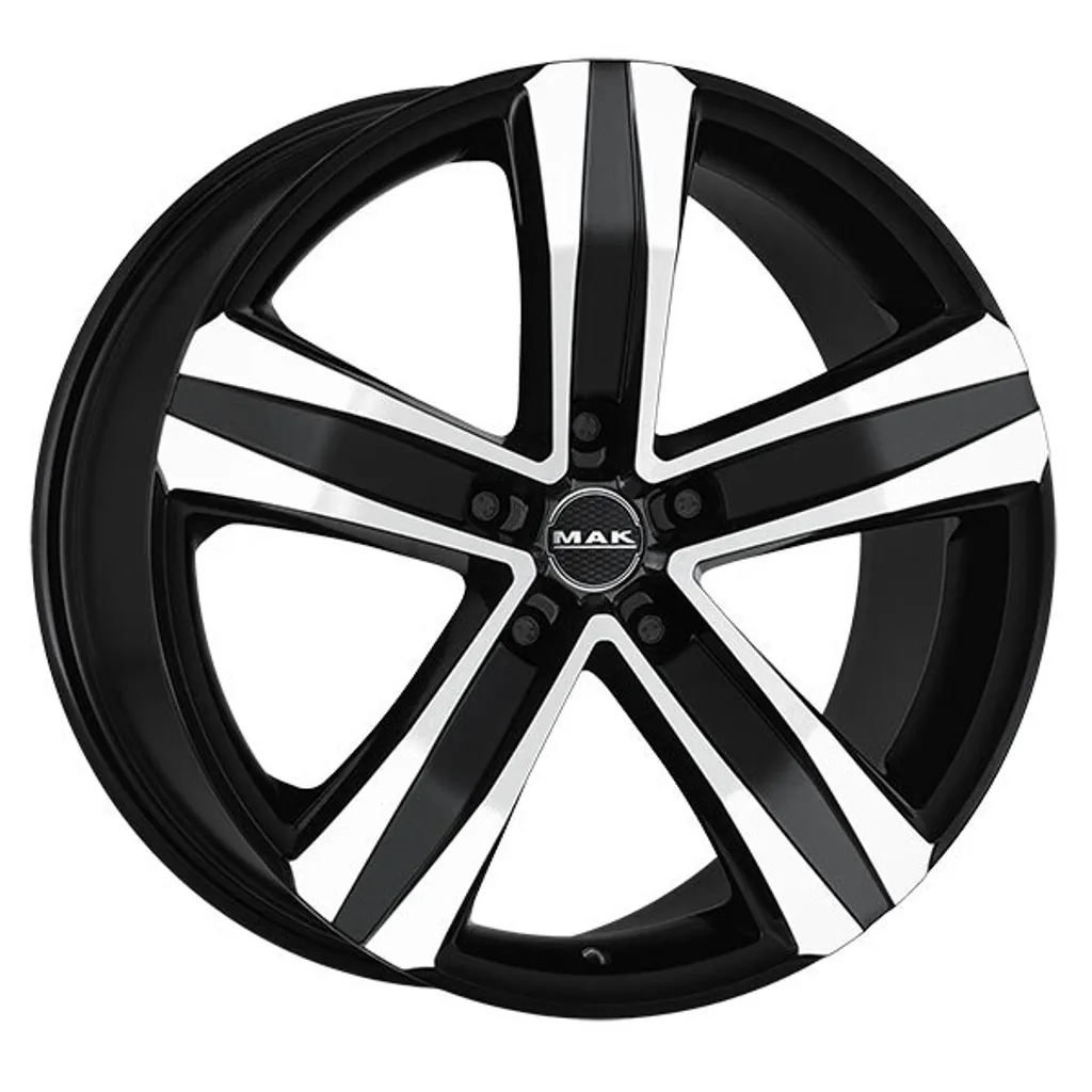 Jantes MAK Stone 5 3 7x17 ET60 5x160 Black Mirror haute résistance alu