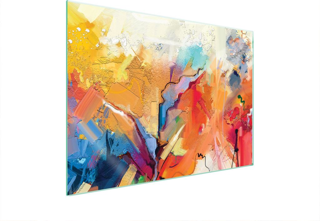 Glasschutzplatte Für Herd 70X52 Farbig