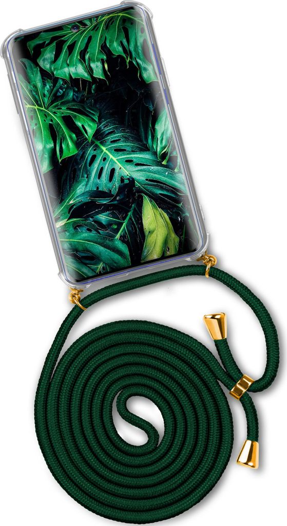 TWIST-Case + TWIST-Cord für Samsung Galaxy S20 Ultra, Farbe:Deepest Jungle (Gold)