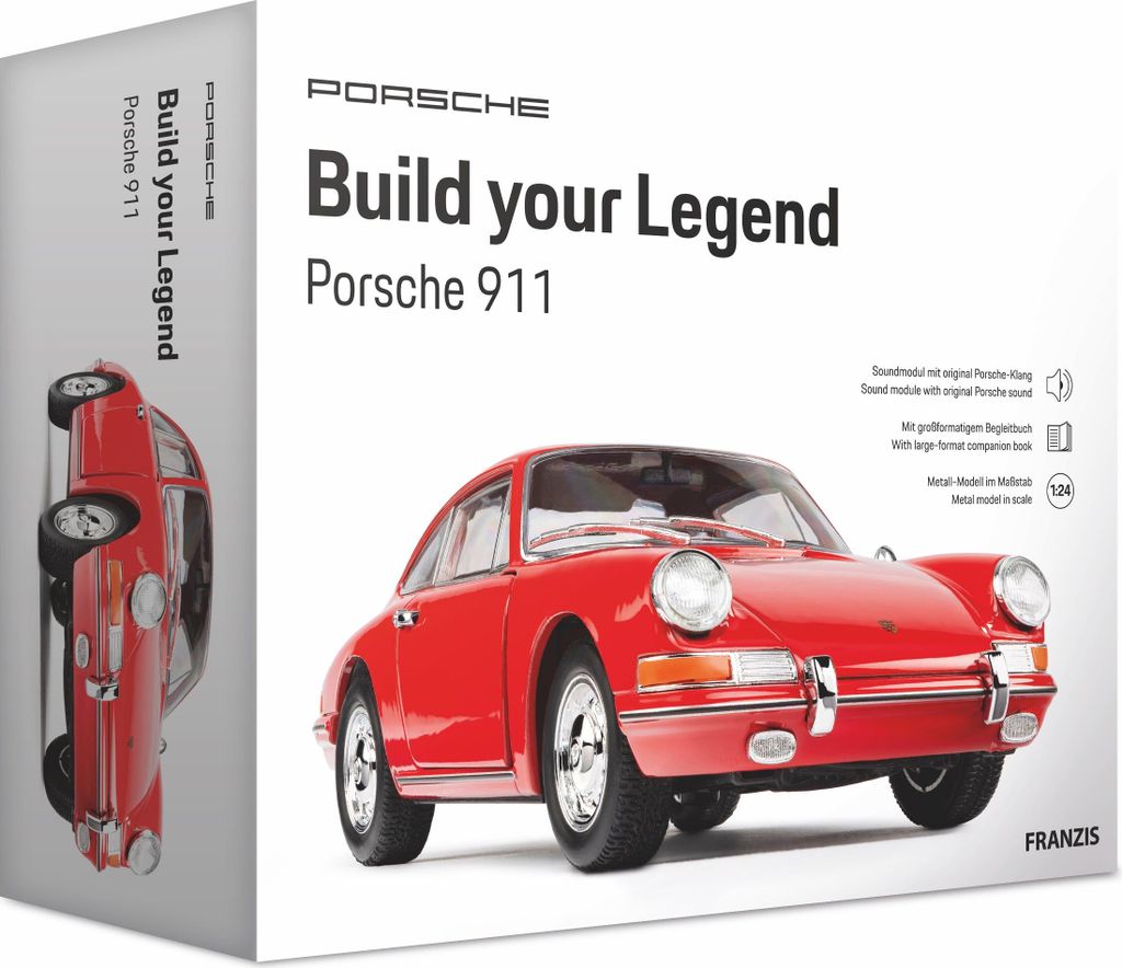 FRANZIS 67247 - Porsche 911 - Build your Legend Signalrot Produktbild 