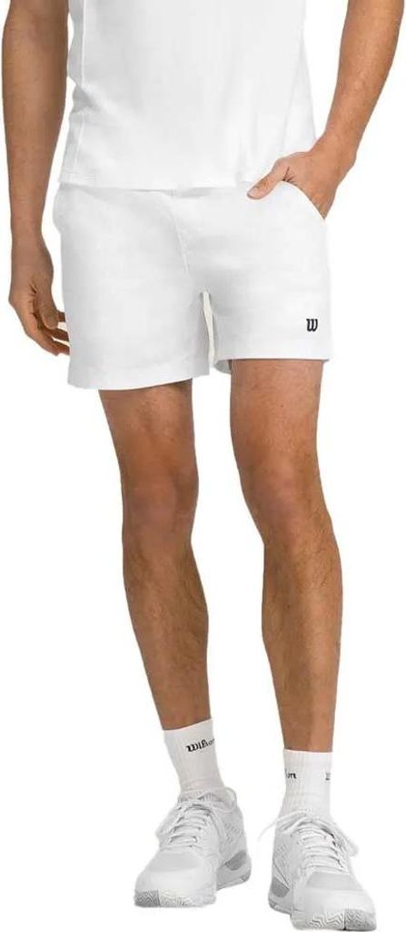 Wilson Tennis Volley 6 ́ ́ Kurze Hose Weiß L Herren Weiß L