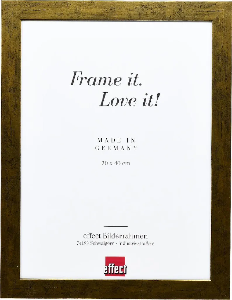 Cornice effetto 2311 oro antico 10x15 cm vetro antiriflesso