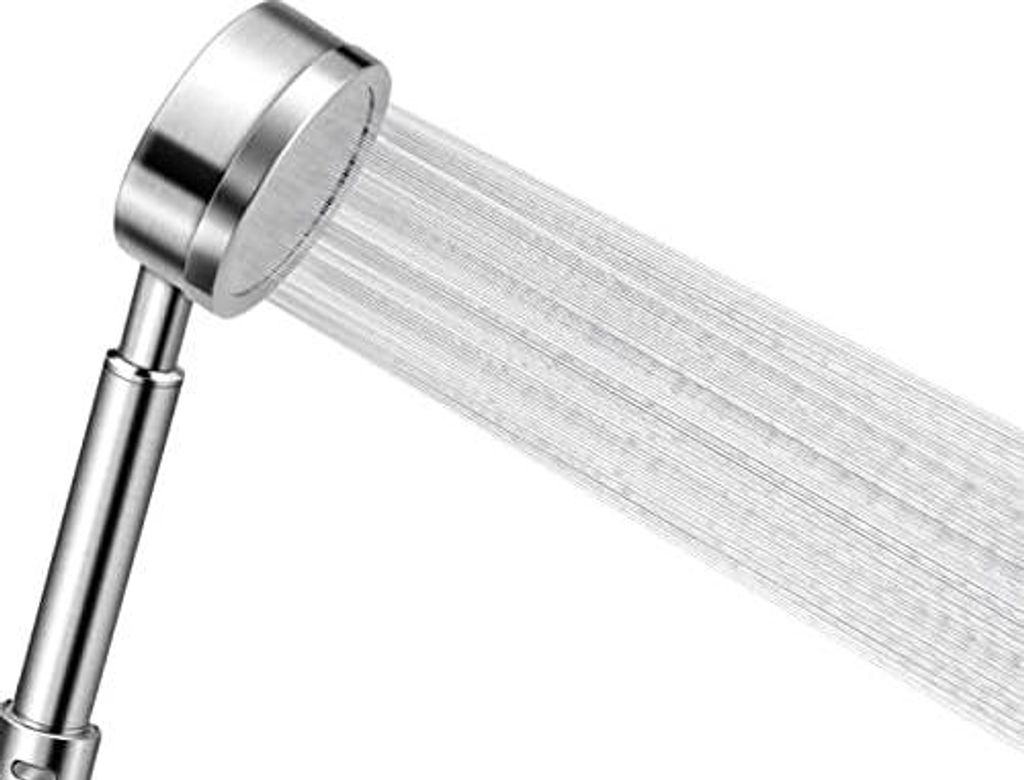 Duschkopf Hochdruck aus Edelstahl 304 Handbrause Dusche Produktbild 
