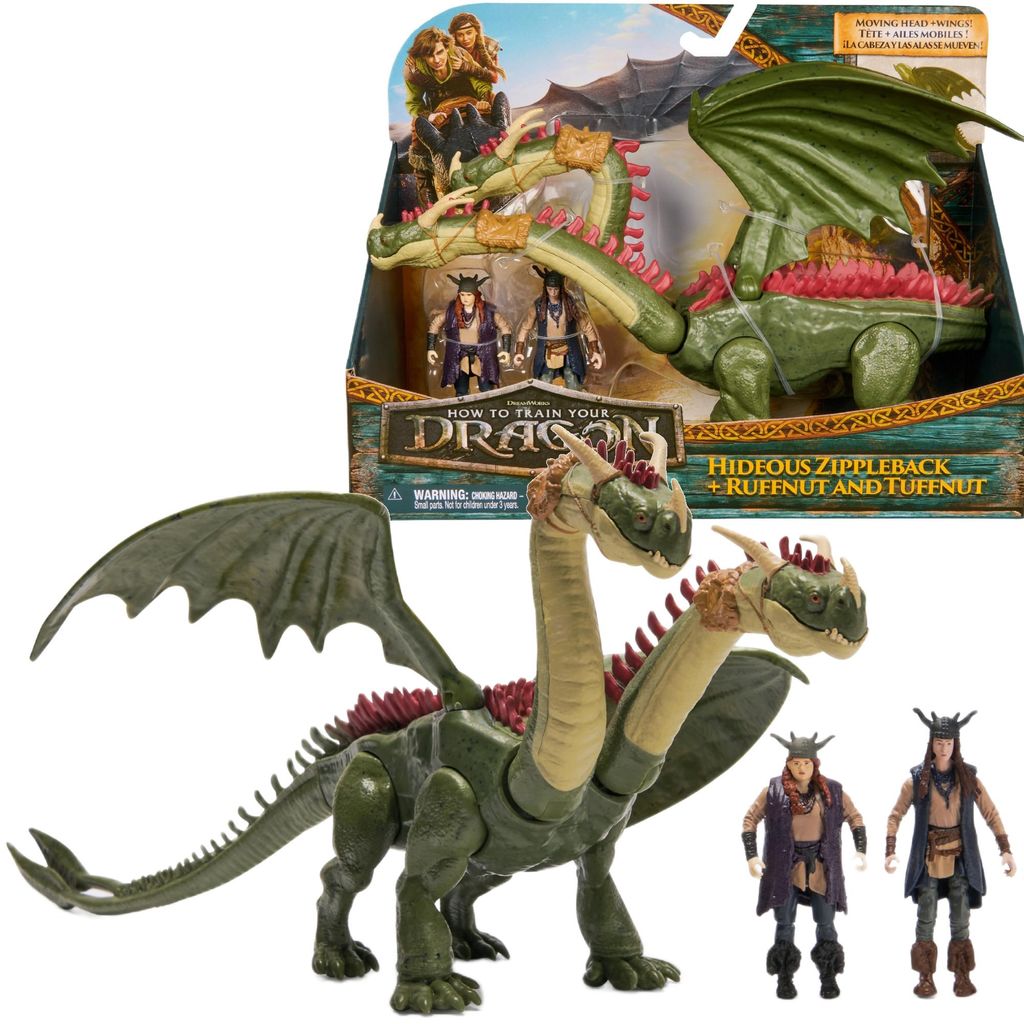 DreamWorks Dragons DWD FGR Zippleback w Twins INTL GML, 4 Obrázok produktu 
