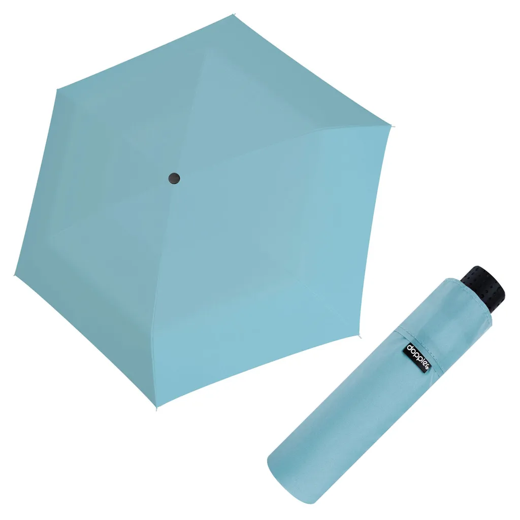 Ombrello Doppler Fiber Havanna Ice Blue Celeste - Accessorio di Stile - 5