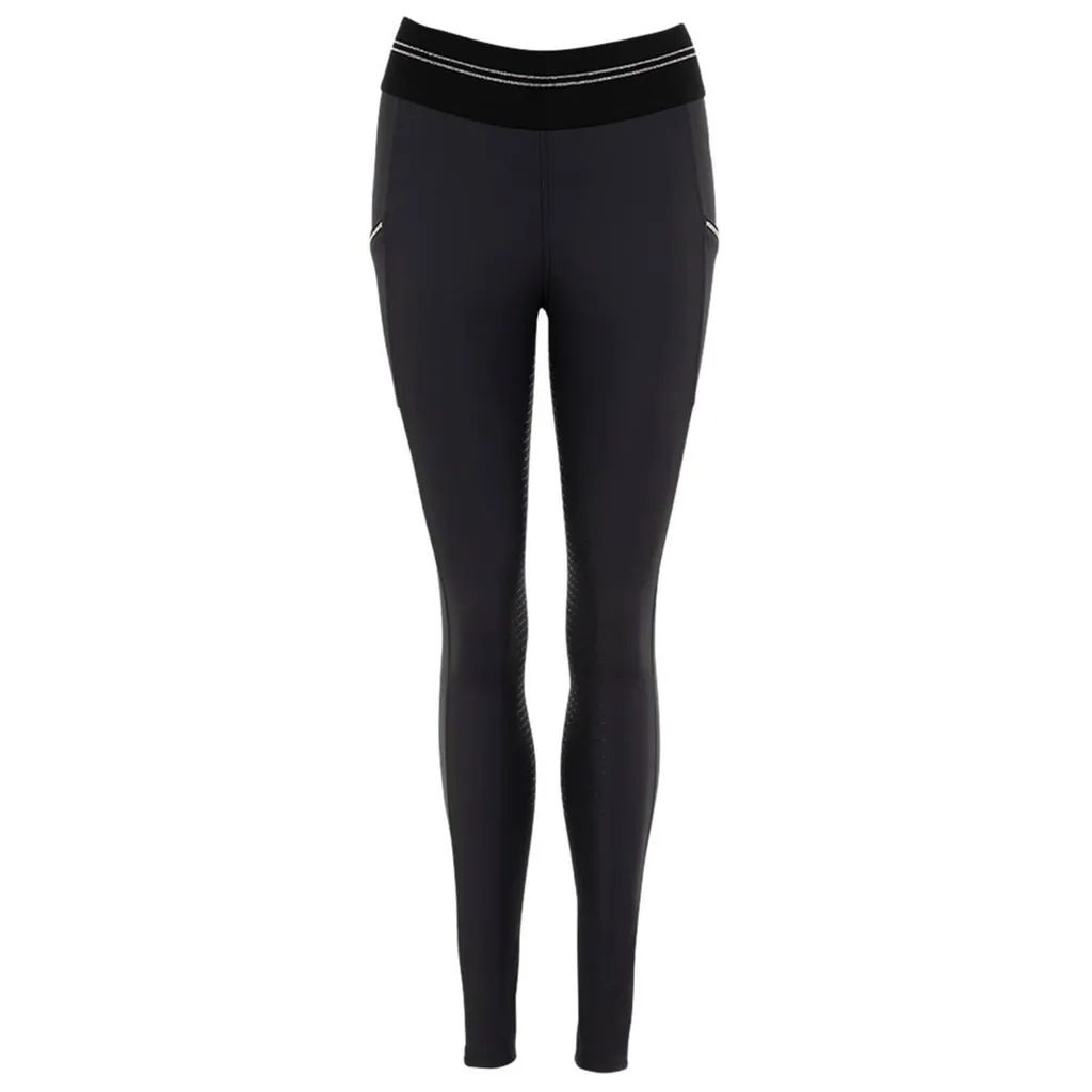Legging Équitation ANKY XR20101 Ebony 40 : Fini les Glissades en Selle !