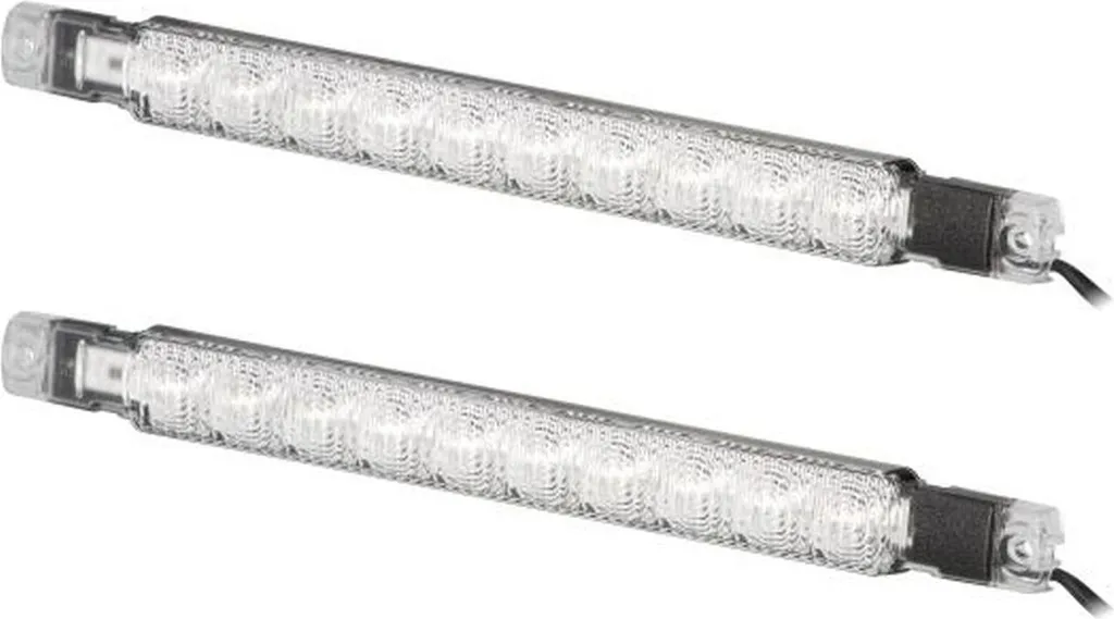Set di luci di marcia diurna anteriori del veicolo a LED con cavo HELLA per AGCO