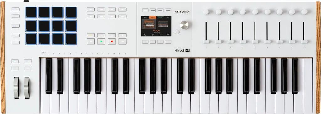 Arturia KeyLab 49 mk3 White : Contrôleur MIDI Premium 49 Touches Blanc