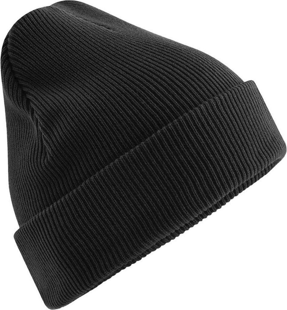 Beechfield - Mütze für Herren/Damen Uni, Schwer, Baumwolle PC7859 (Einheitsgröße) (Schwarz)